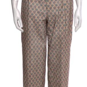 Gucci Geometric Print Wide Leg Pants